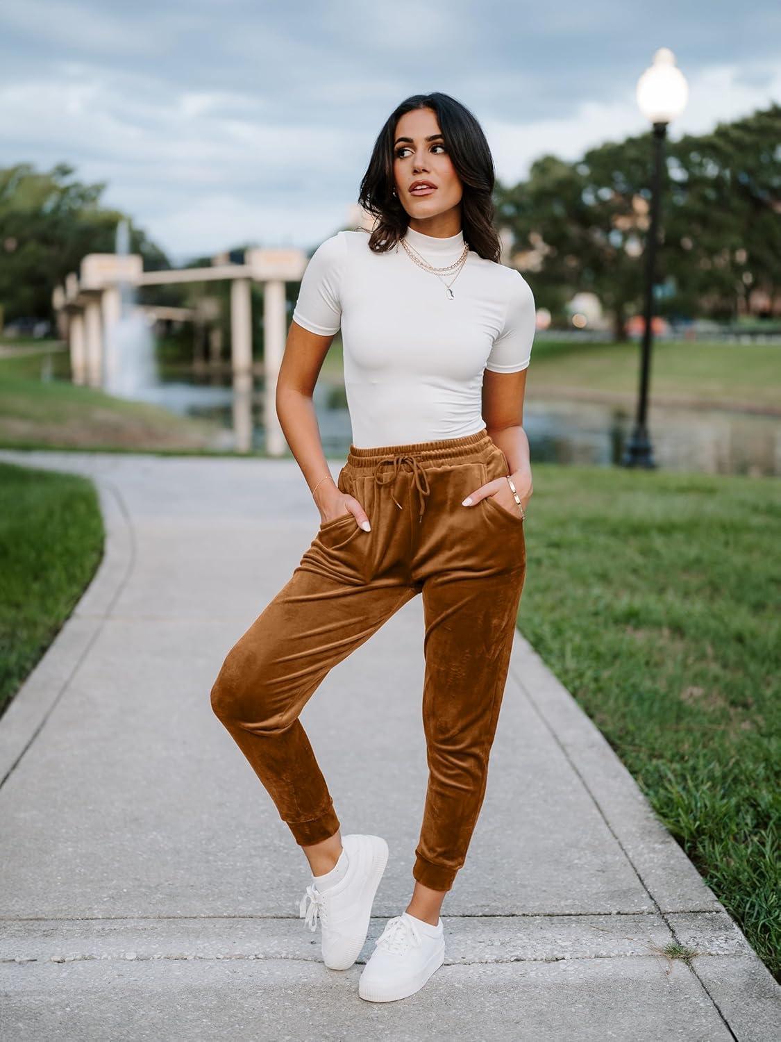 imageConceited Luxe Leggings Velvet or Vegan Leather Plus Size AvailableMocha