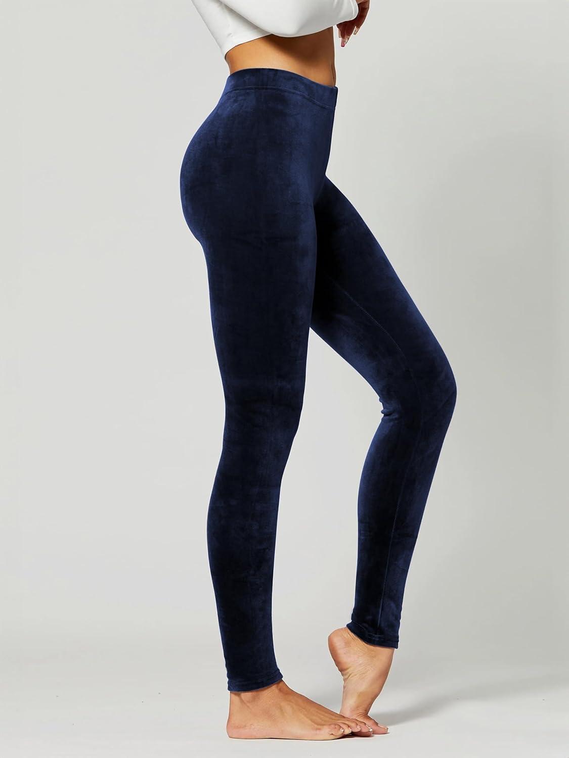 imageConceited Luxe Leggings Velvet or Vegan Leather Plus Size AvailableNavy Blue