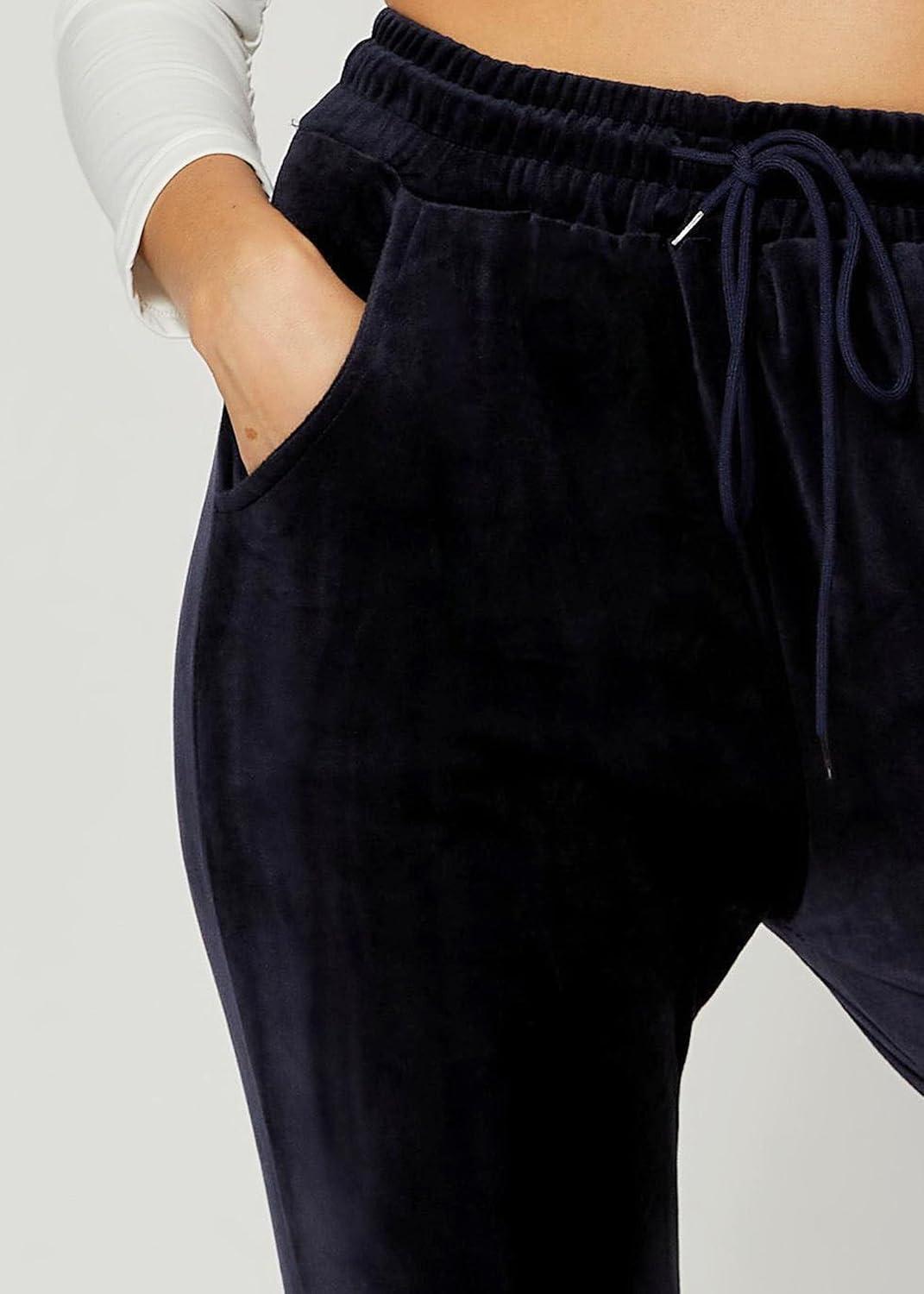 imageConceited Luxe Leggings Velvet or Vegan Leather Plus Size AvailableNavy Blue