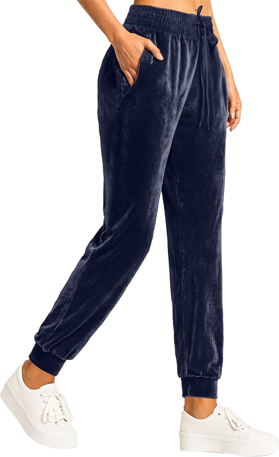 imageConceited Luxe Leggings Velvet or Vegan Leather Plus Size AvailableNavy Blue