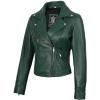 Green - Ninfa Womens Leather Jacket