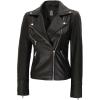 Ninfa - Black Leather Jacket