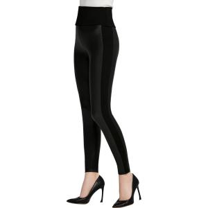 Everbellus Womens Black Faux Leather Leggings Girls High Waisted Sexy Leather Pants(Black)