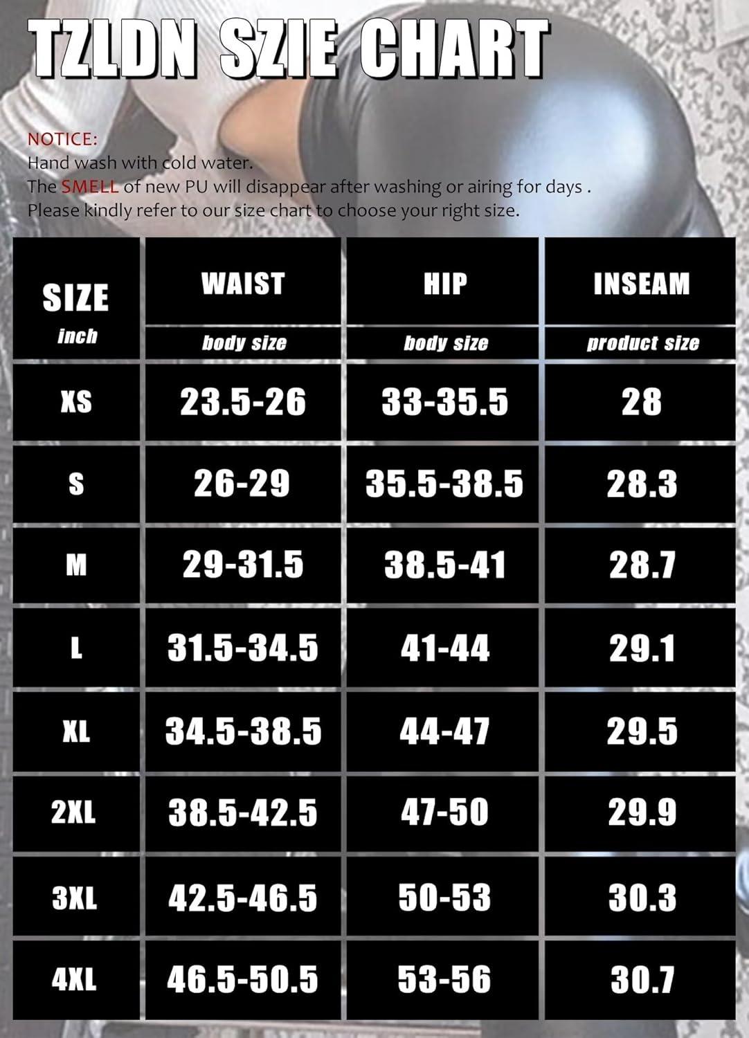 imageTZLDN Womens Faux Leather Leggings Sexy High Waisted Tummy Control Butt Lift Stretchy Slim Dressy Pleather Pu PantsB1 Classic Black Matte
