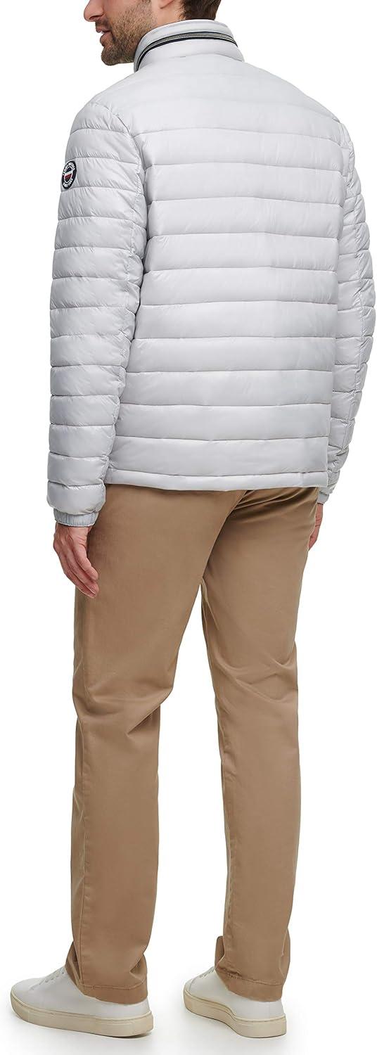imageTommy Hilfiger mens Wetlook Lightweight Puffer JacketIce Wet Look