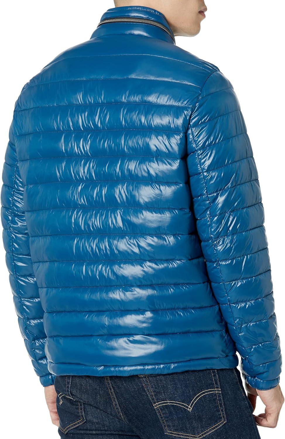 imageTommy Hilfiger mens Wetlook Lightweight Puffer JacketTeal