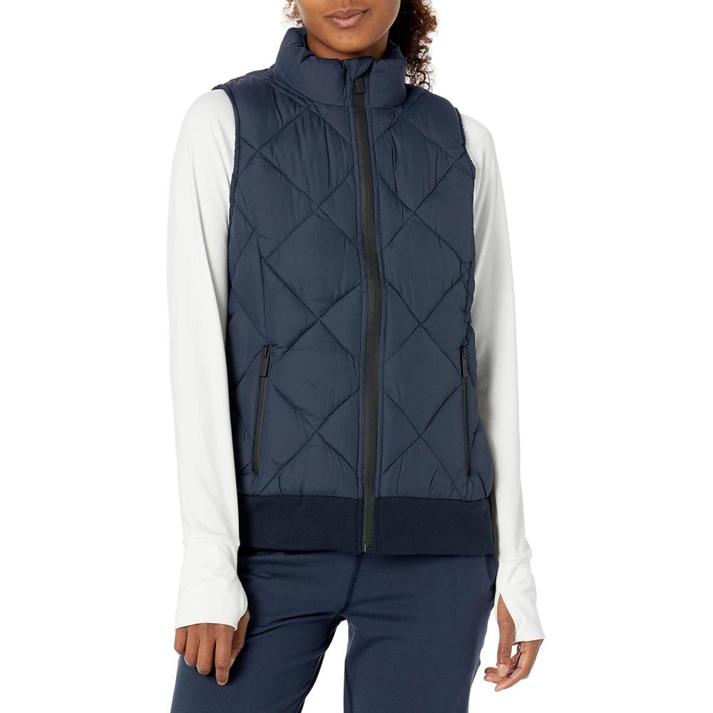 imageAndrew Marc Womens Straightzip Vest0Ink