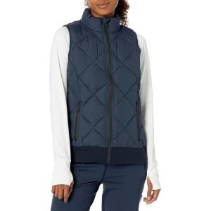 Andrew Marc Womens Straight-zip Vest0(Ink)