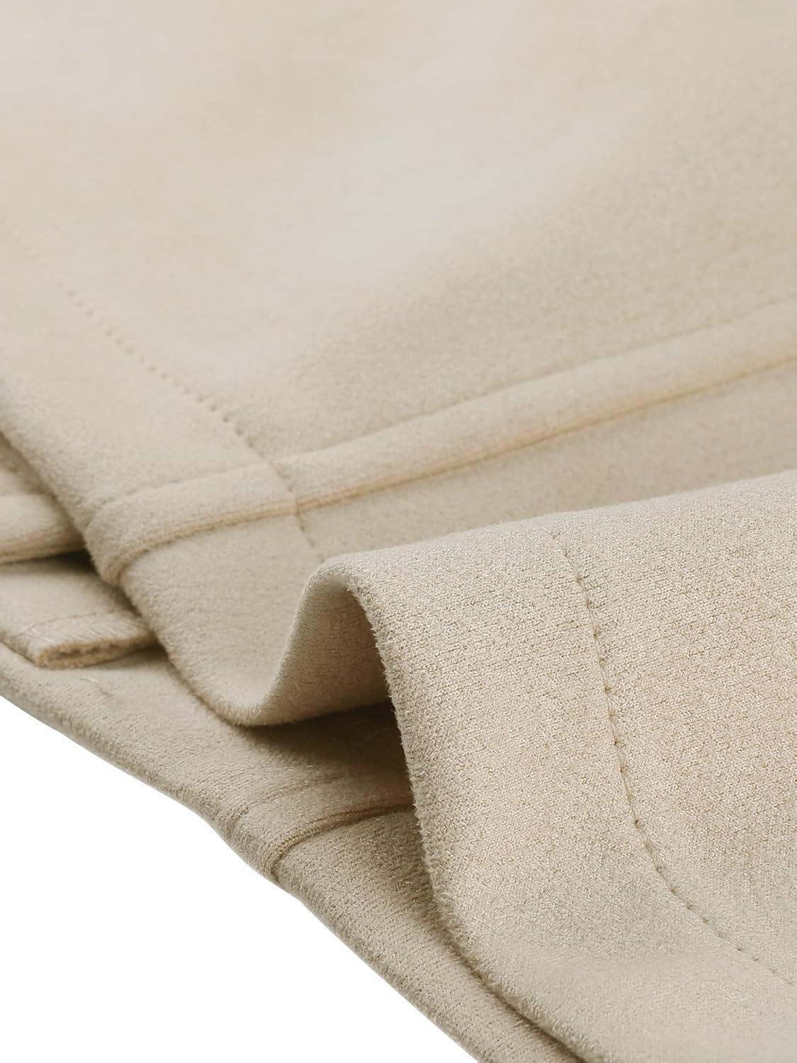imageAllegra K Womens Faux Suede Vest Casual Sleeveless Biker JacketBeige