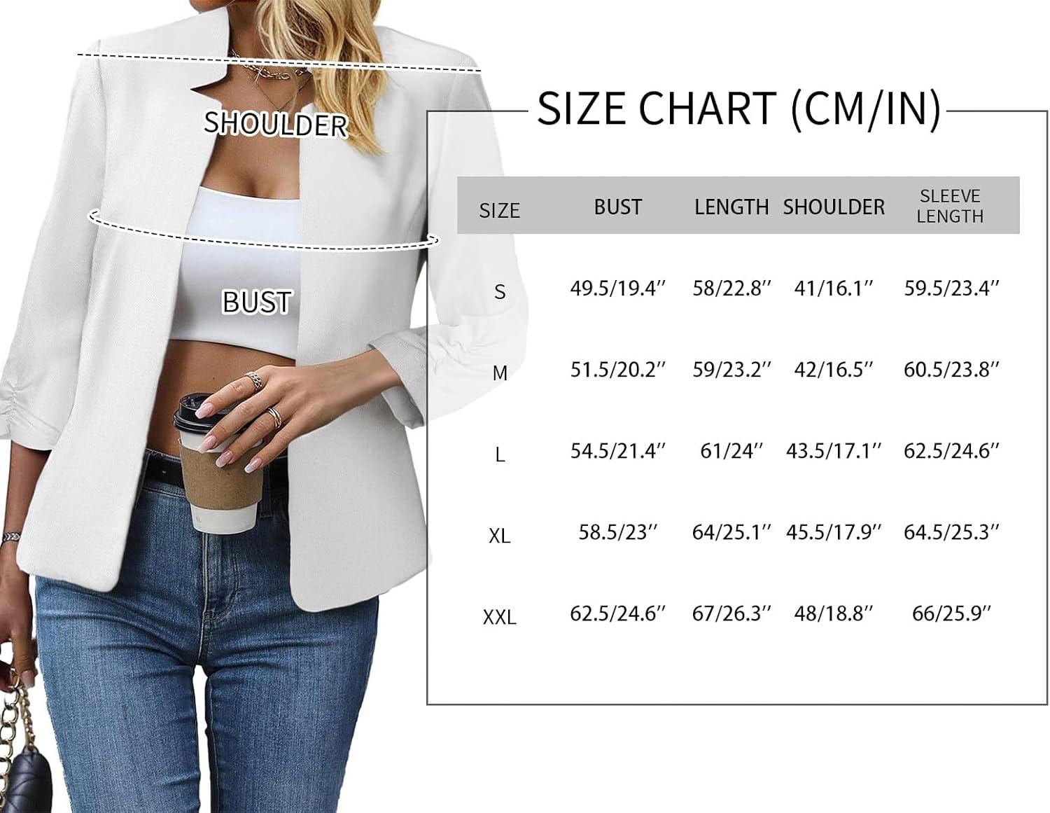 imageMina Self 2026 Spring Womens Tweed Plaid Blazer Jacket Fully Lined Open Front Stand Collar Casual Fashion Work Office Coat34sleeveblack