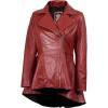 Peplum - Red Leather Jacket