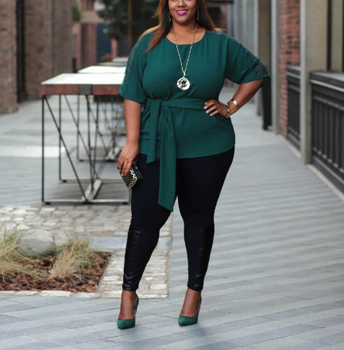 imageAIDAYOU Plus Size Faux Leather Leggings Tummy ControlBlackmatteplus