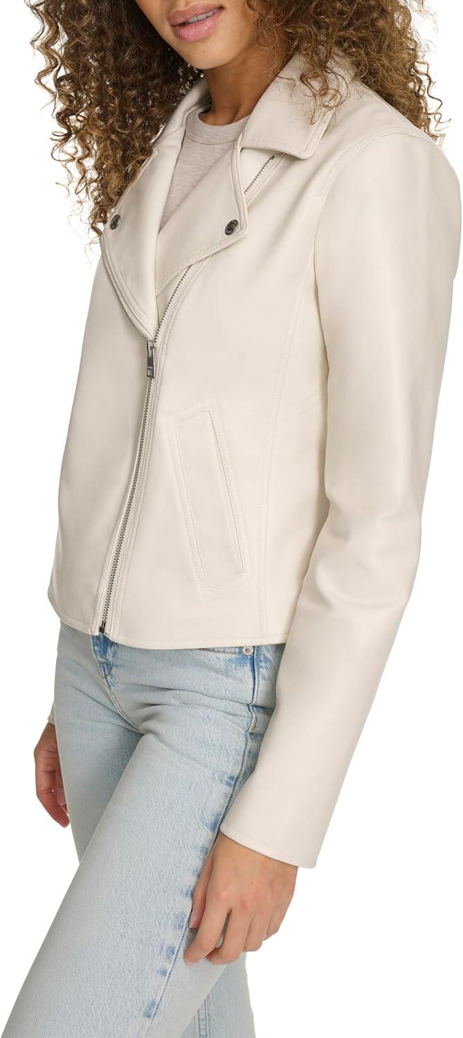 imageLevis womens Moto Jacket With Welt PocketsOyster