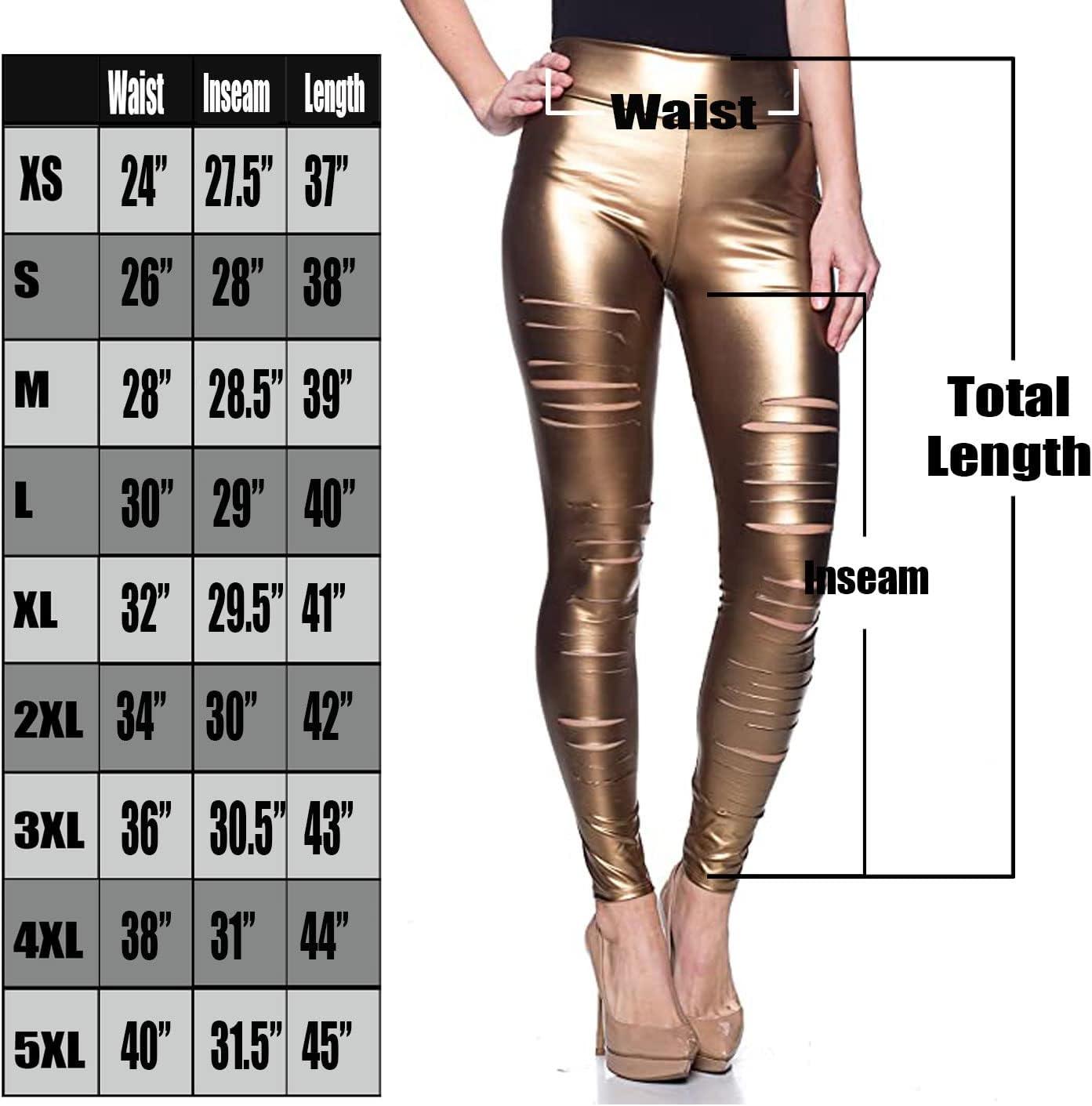 imageWomens J2 Love Faux Leather Ripped LeggingCopper
