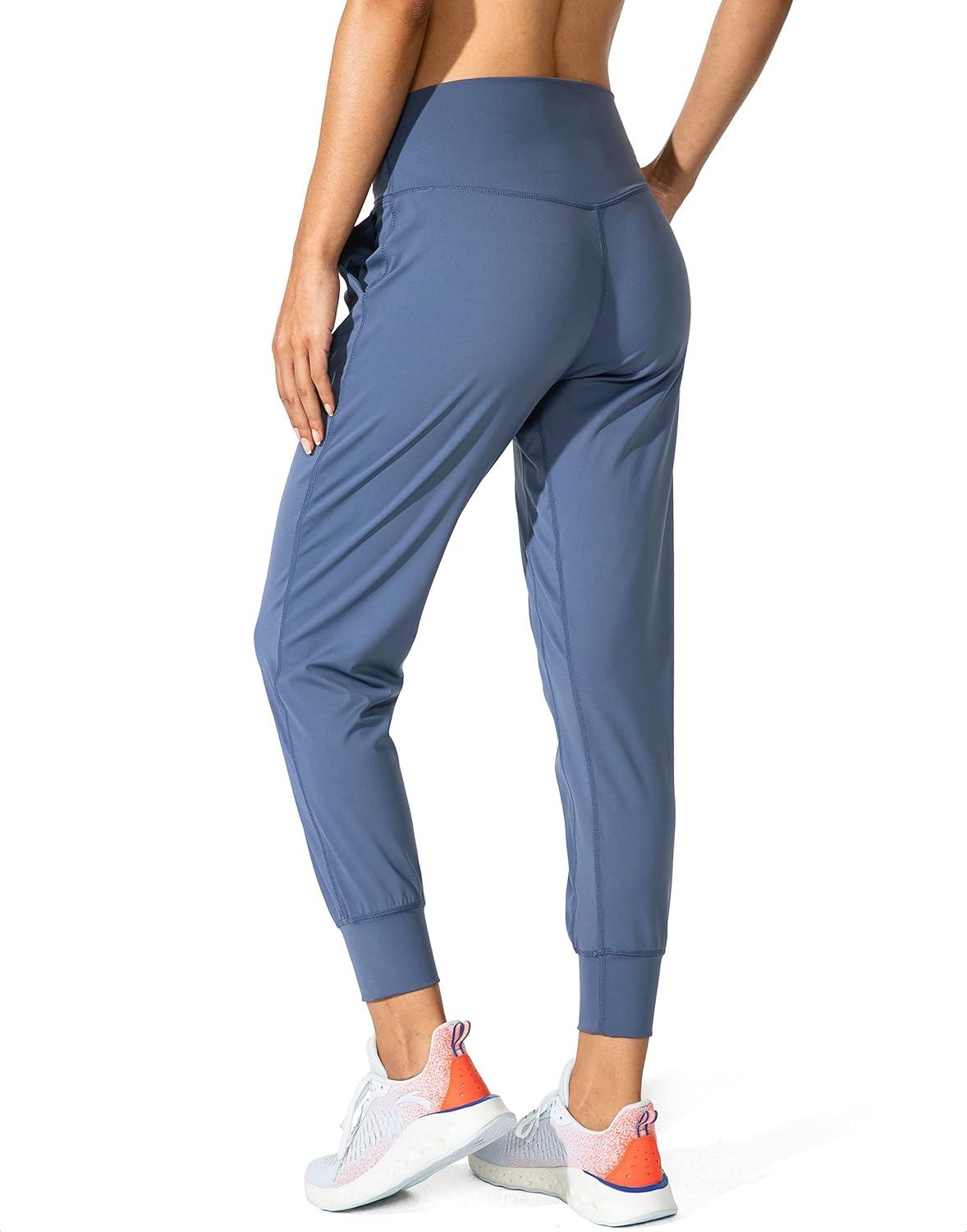 imageG Gradual Womens Joggers High Waisted Yoga Pants with Pockets Loose Leggings for Women Workout Athletic LoungeLight Blue