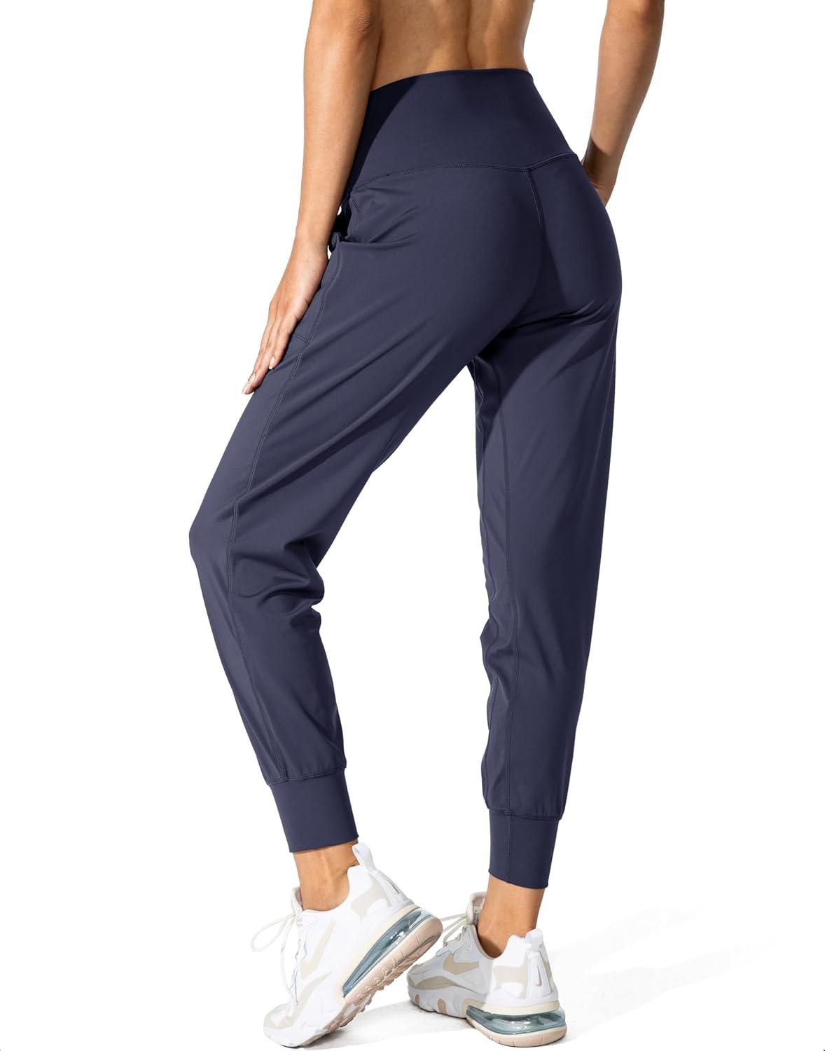 imageG Gradual Womens Joggers High Waisted Yoga Pants with Pockets Loose Leggings for Women Workout Athletic LoungeNavy