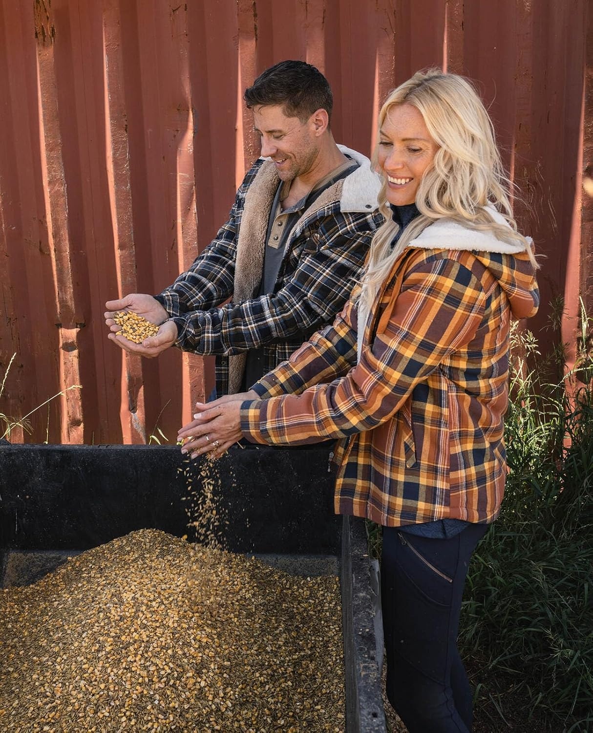 image:imageLegendary Whitetails Womens Hooded Shacket Berber Lined Shirt JacketLake Cabin Plaid