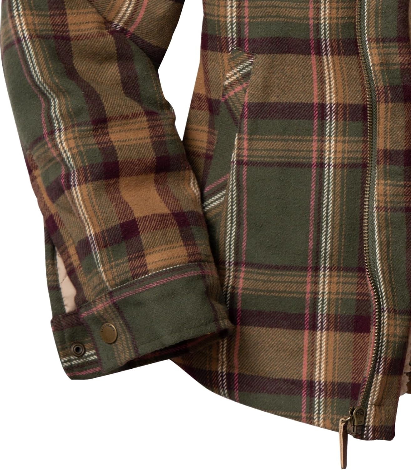 image:imageLegendary Whitetails Womens Hooded Shacket Berber Lined Shirt JacketMossy Meadows