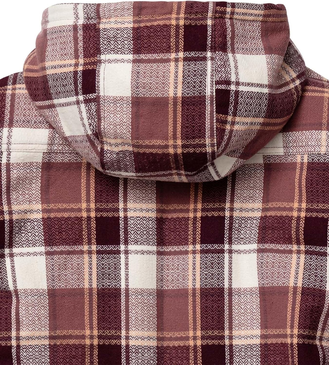 image:imageLegendary Whitetails Womens Hooded Shacket Berber Lined Shirt JacketMountain Sunset Plaid