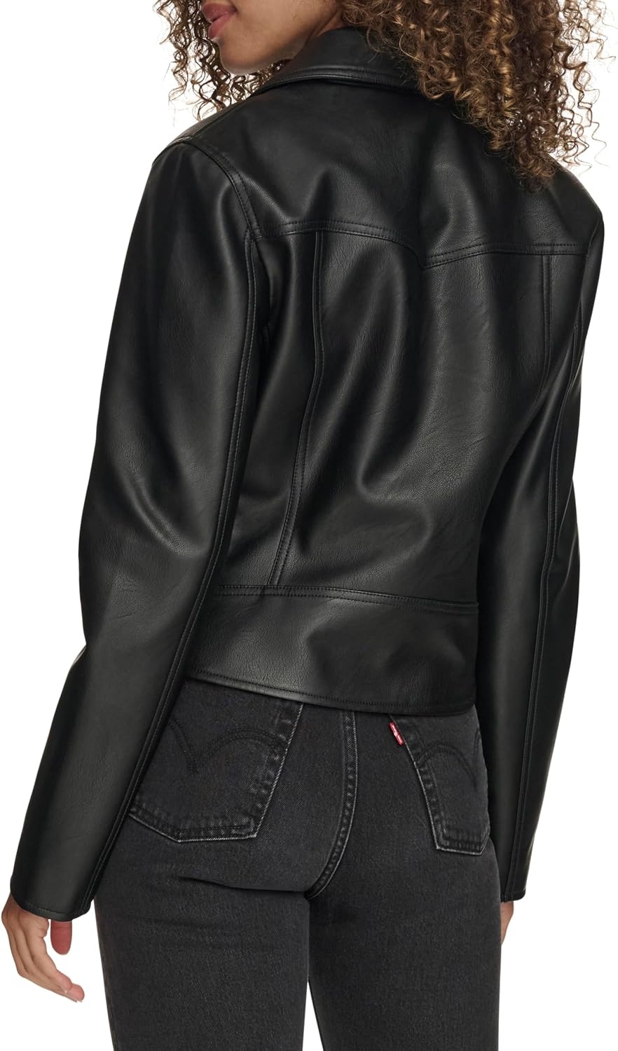 image:imageLevis Womens Moto Jacket With Welt PocketsBlack