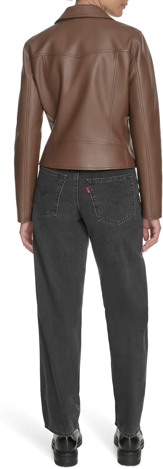image:imageLevis Womens Moto Jacket With Welt PocketsMocha