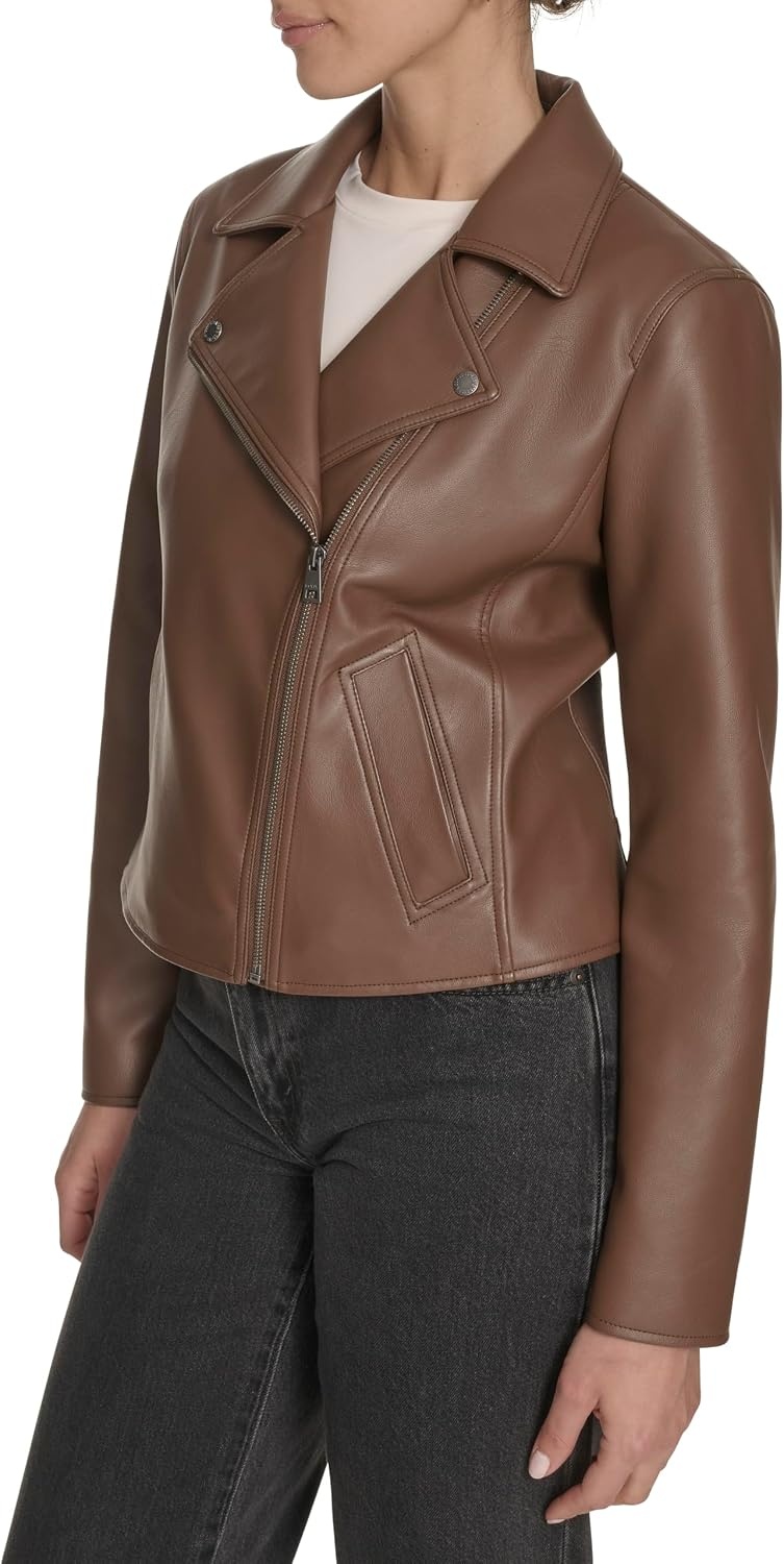 image:imageLevis Womens Moto Jacket With Welt PocketsMocha
