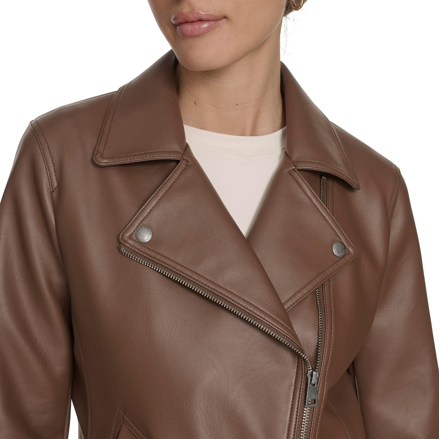 image:imageLevis Womens Moto Jacket With Welt PocketsMocha