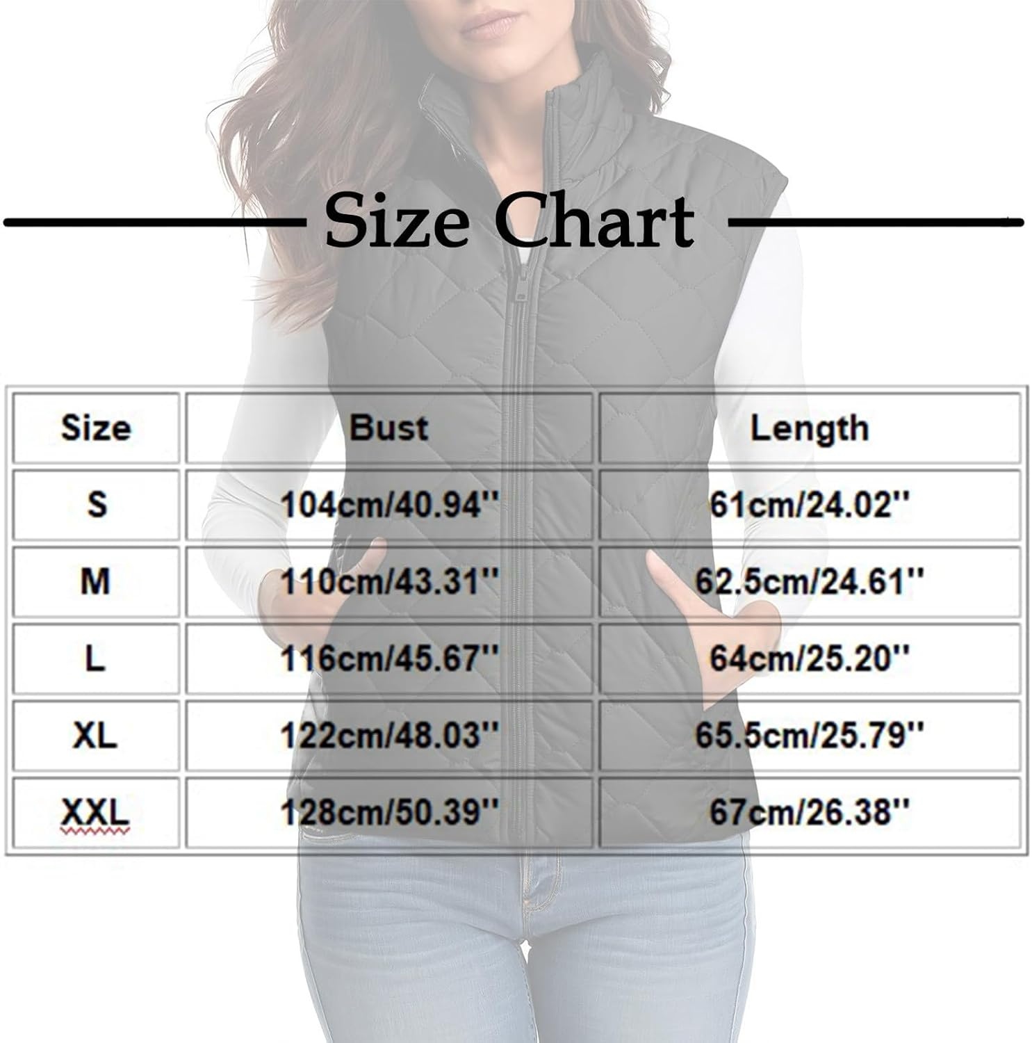image:imagePuffer Vest Women Sleeveless Zip Up Outerwear Stand Collar Quilted Fall Vest Warm Winter Jackets Coats with PocketsBrown