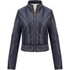 Stand Collar Deep Blue