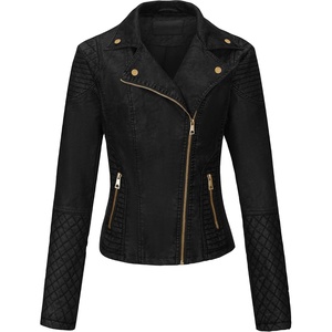 Bellivera Women’s Faux Leather Casual Moto Lightweight Jacket | 2026 Spring Fall Trendy Zip Up Outfits Classic Biker Coat with Lapel Collar, Soft Smooth Lining and Zipper Pockets(Black Retro)