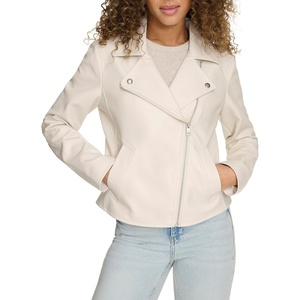 Levi’s Women’s Moto Jacket With Welt Pockets(Oyster)
