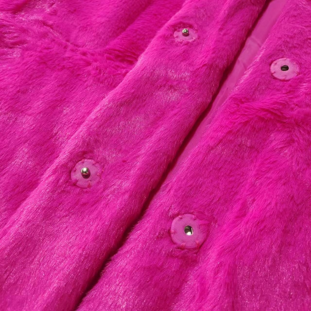 image:imageTOPONSKY Womens Winter Warm Lapel Faux Fur With Inner Lining amp Buttons CoatsCe Rose