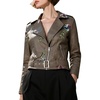 Brown Embroidered Jacket