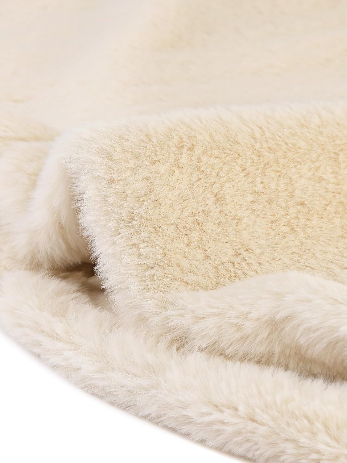 image:imageAllegra K Womens Faux Fur Coat Lapel Warm Winter Casual Long Fluffy Jacket Classic Open Front Design Loose Fit Spring Fall Formal Midthigh Coffee Shop Work OfficeApricot