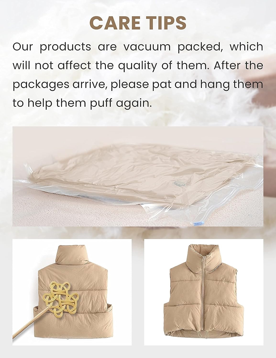 image:imageCropped Puffer Vest Women Zip Up Stand Collar Sleeveless Padded Crop Puffy VestsHot Pink