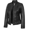 Carrie - Black Leather Jacket Women