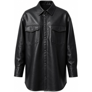 Bellivera Women’s Oversized Faux Leather Bomber Motorcycle Casual Jacket | Windproof Shell Relaxed Drop Shoulder Snap Zip Closure Urban Street Style Versatile Travel Commute Spring Autumn Wear(Black Biker Coat)