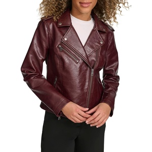 Levi’s Women’s Classic Faux Leather Moto Jacket(Fig Gloss Pu)