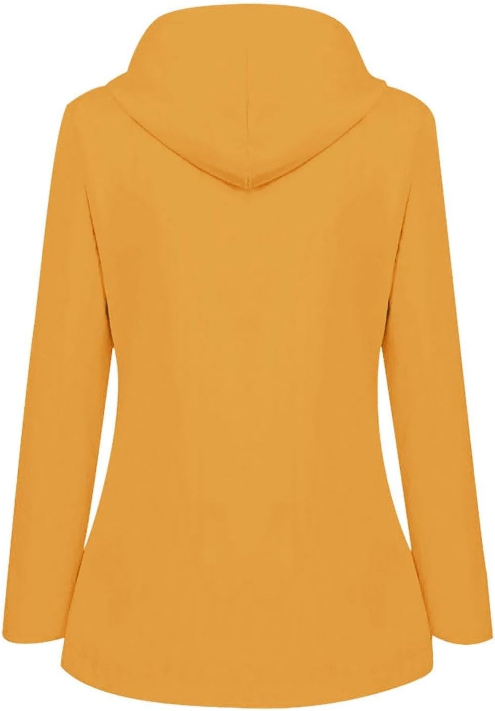 image:imageNAMTYQX Womens Hooded Raincoat Lightweight Fit Plus Size Waterproof Dressy Zip up Rain Jacket Windbreaker with Pockets01yellow