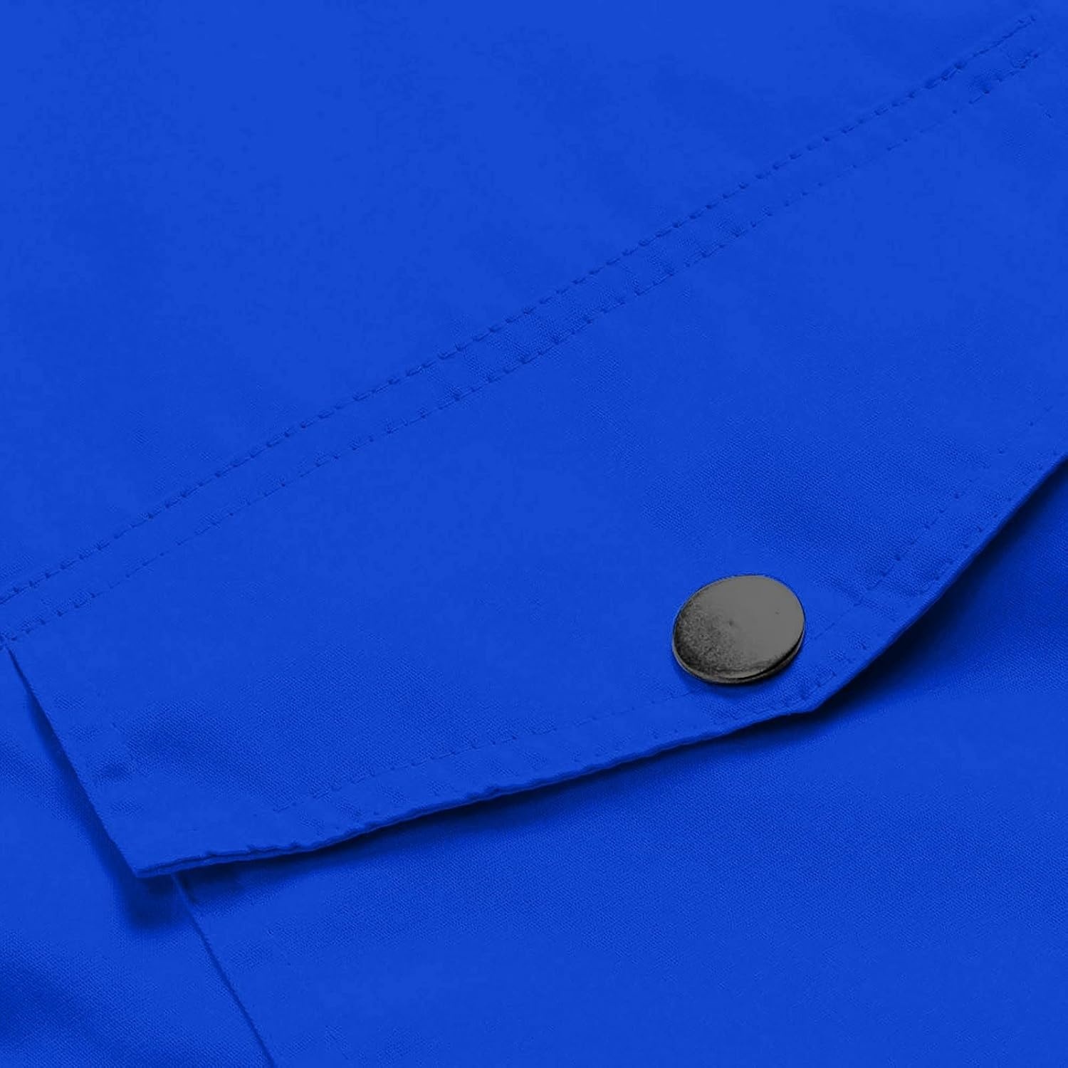 image:imageNAMTYQX Womens Hooded Raincoat Lightweight Fit Plus Size Waterproof Dressy Zip up Rain Jacket Windbreaker with Pockets07blue