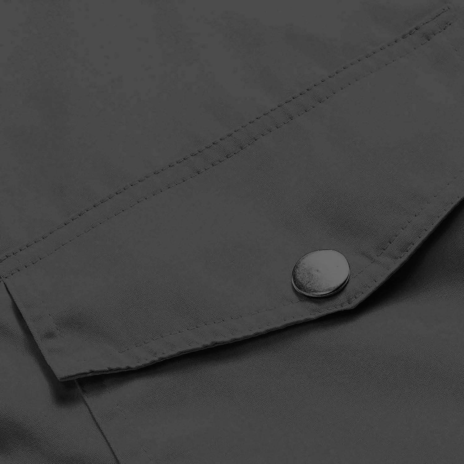 image:imageNAMTYQX Womens Hooded Raincoat Lightweight Fit Plus Size Waterproof Dressy Zip up Rain Jacket Windbreaker with Pockets08gray
