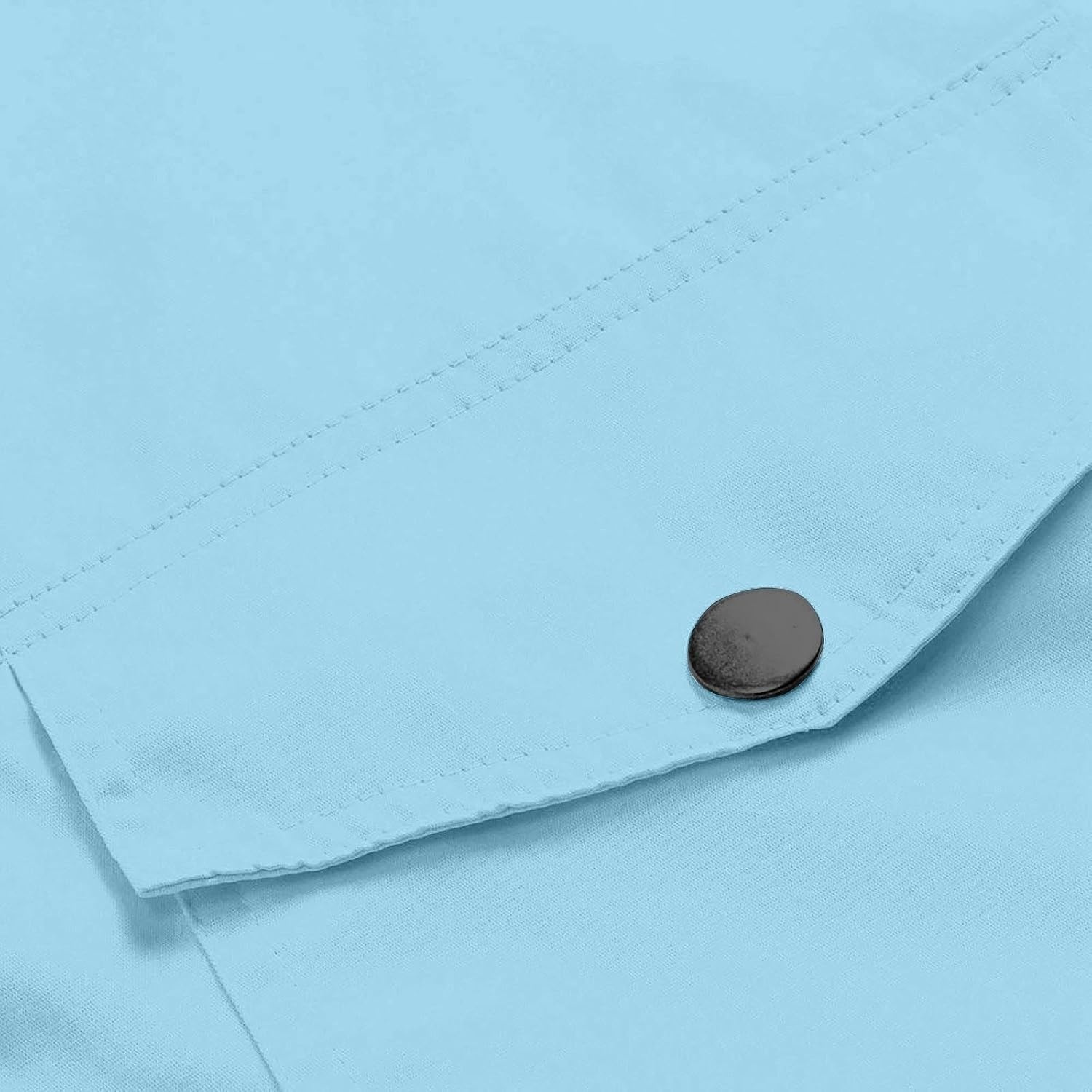 image:imageNAMTYQX Womens Hooded Raincoat Lightweight Fit Plus Size Waterproof Dressy Zip up Rain Jacket Windbreaker with Pockets10light Blue