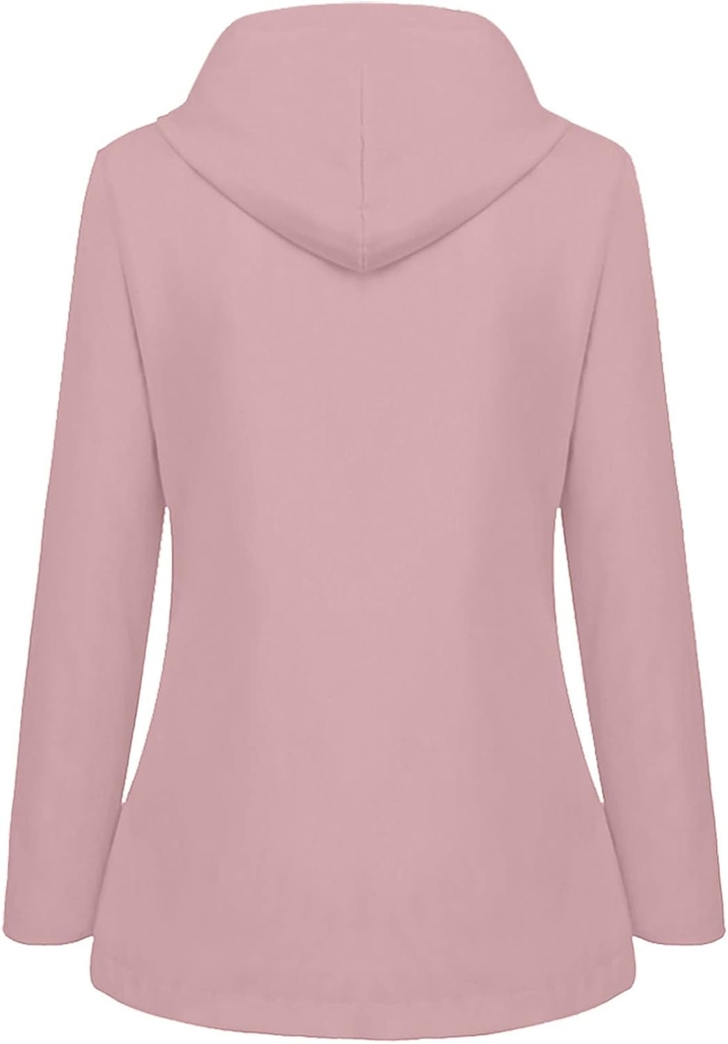 image:imageNAMTYQX Womens Hooded Raincoat Lightweight Fit Plus Size Waterproof Dressy Zip up Rain Jacket Windbreaker with PocketsPink