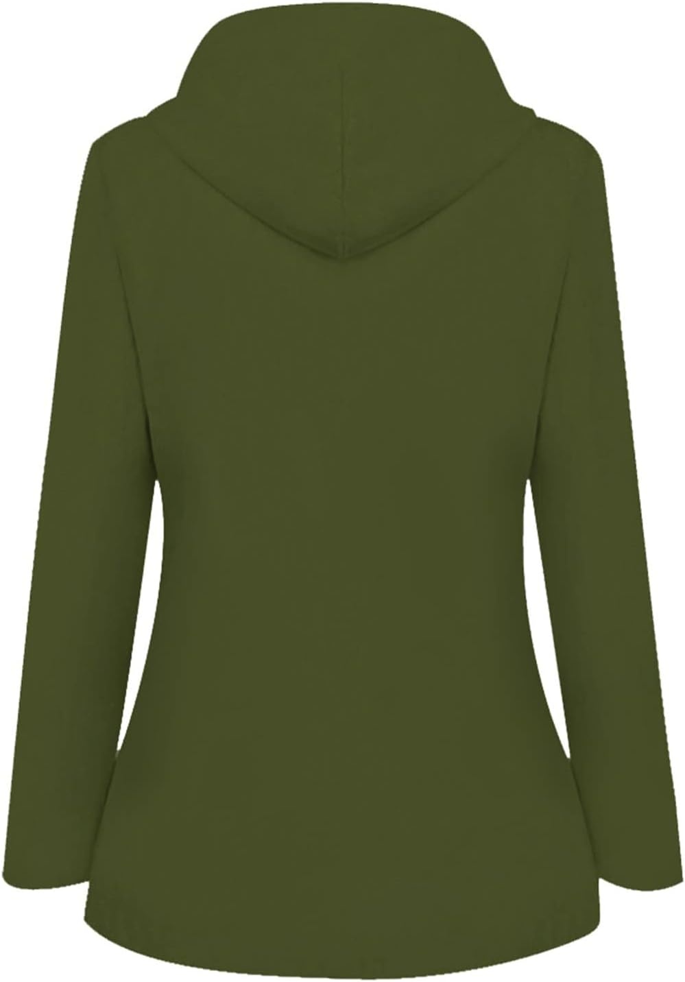 image:imageNAMTYQX Womens Hooded Raincoat Lightweight Fit Plus Size Waterproof Dressy Zip up Rain Jacket Windbreaker with PocketsXarmy Green
