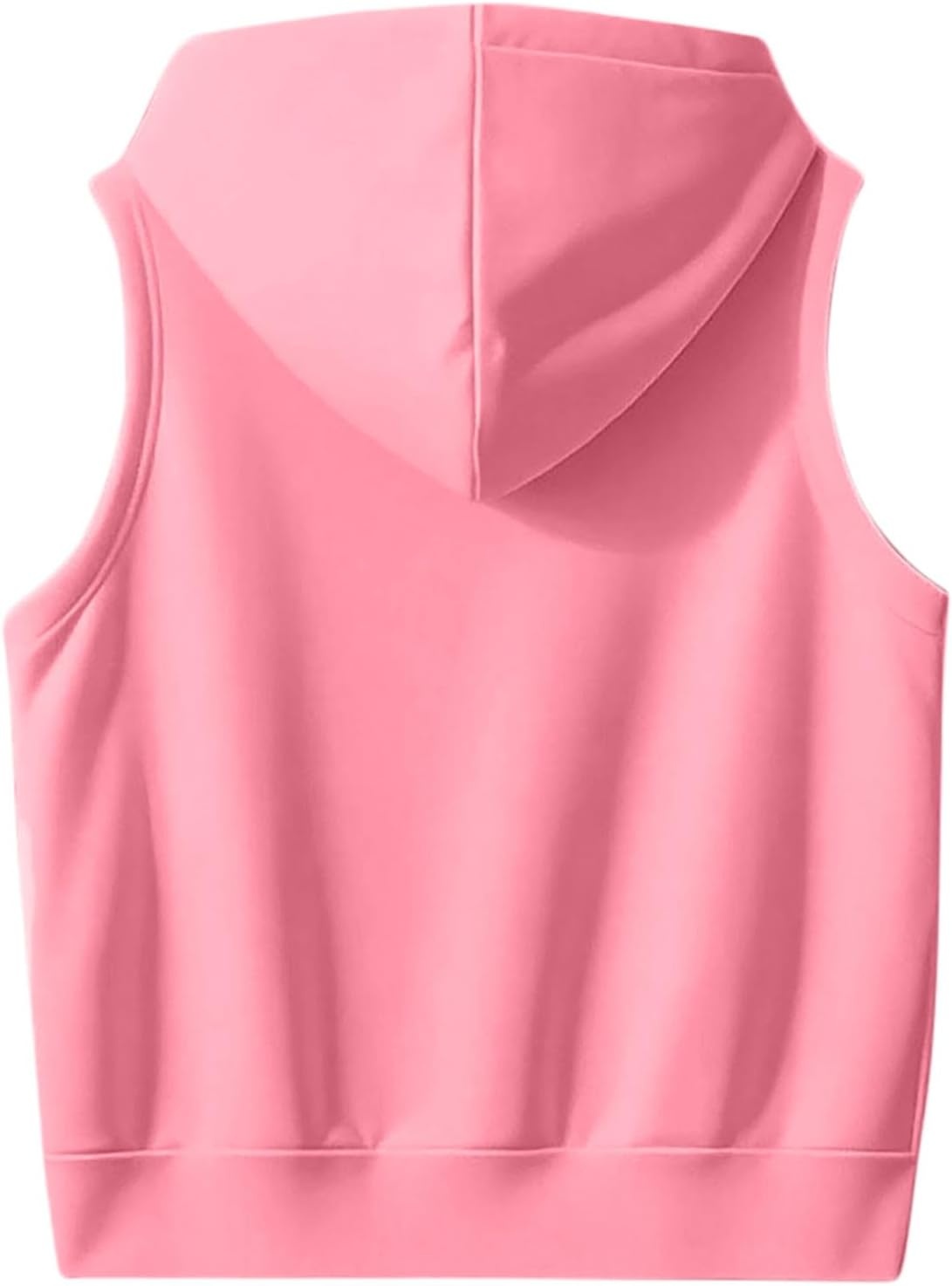 image:imageWomens Oversized Zip Up Sweatshirts Sleeveless Hoodie Lightweight Jackets Vest Plus Size Fall Lightweight CoatPink