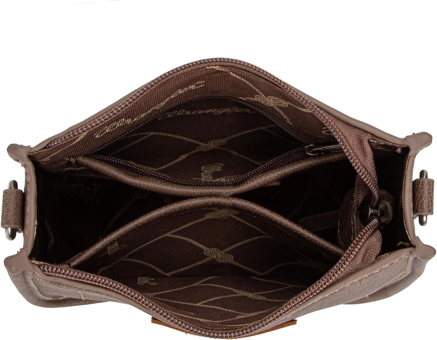 image:imageWrangler Small Crossbody Bag for Women Mini Shoulder Purse with Adjustable Strap Vegan Leather Phone PurseChocolate Brown