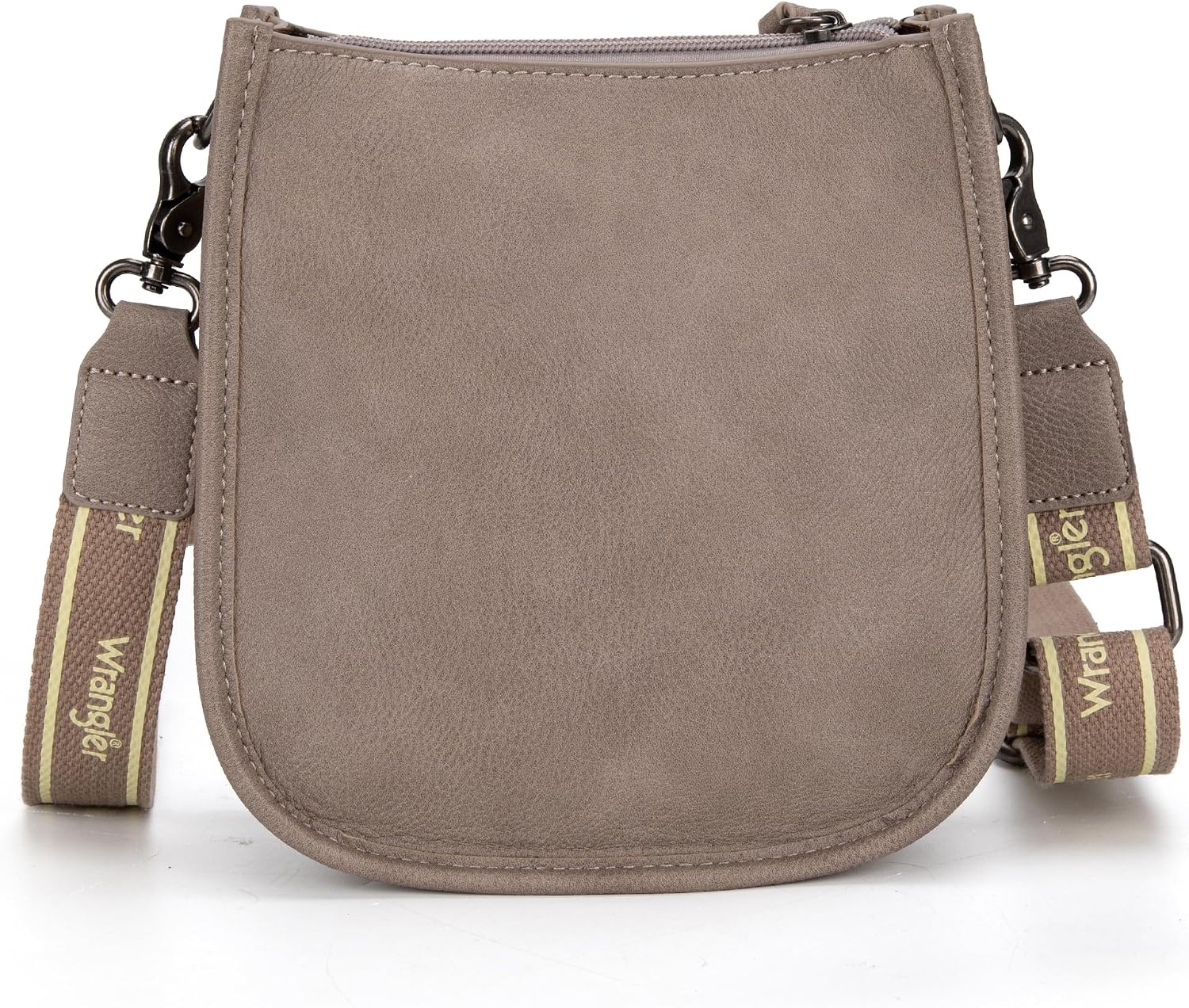 image:imageWrangler Small Crossbody Bag for Women Mini Shoulder Purse with Adjustable Strap Vegan Leather Phone PurseKhaki
