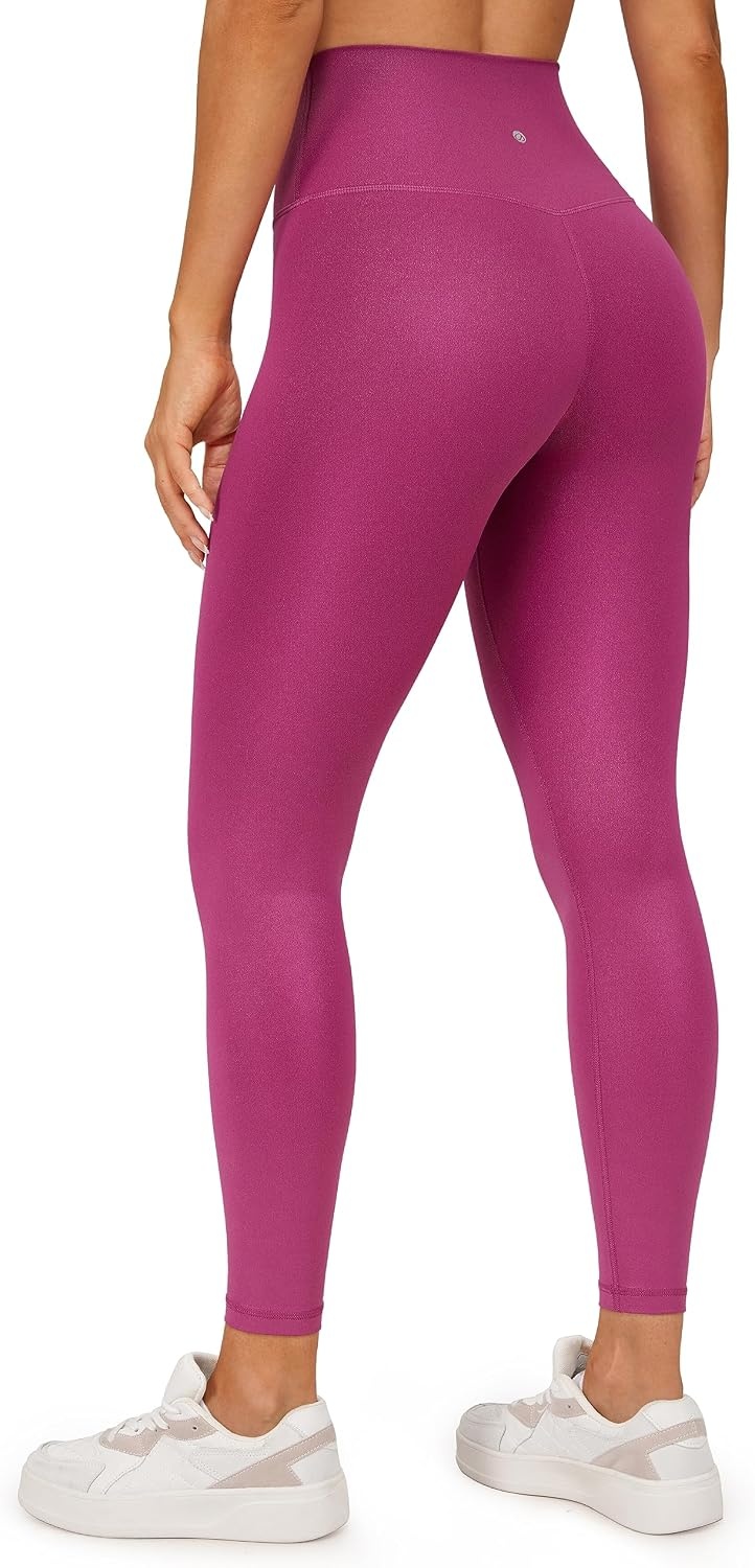 image:imageCRZ YOGA Matte Faux Leather Leggings 25Magenta Purple Classic