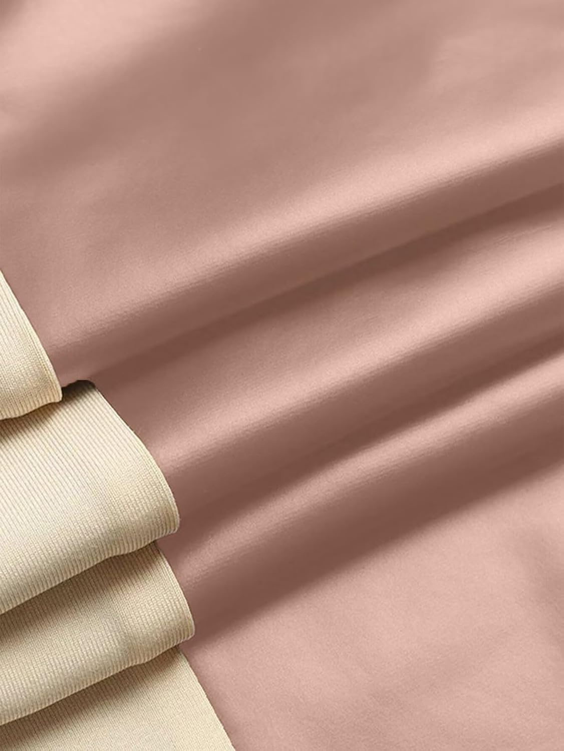 image:imageFlamingals Faux Leather Leggings for Women Tummy Control High WaistedRose Pink