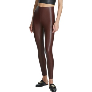 commando – Faux Leather Leggings | Sculpting Yet Soft & Flexible | Raw-Cut Finish | Machine Washable, Retains Shape & Color(Oxblood)